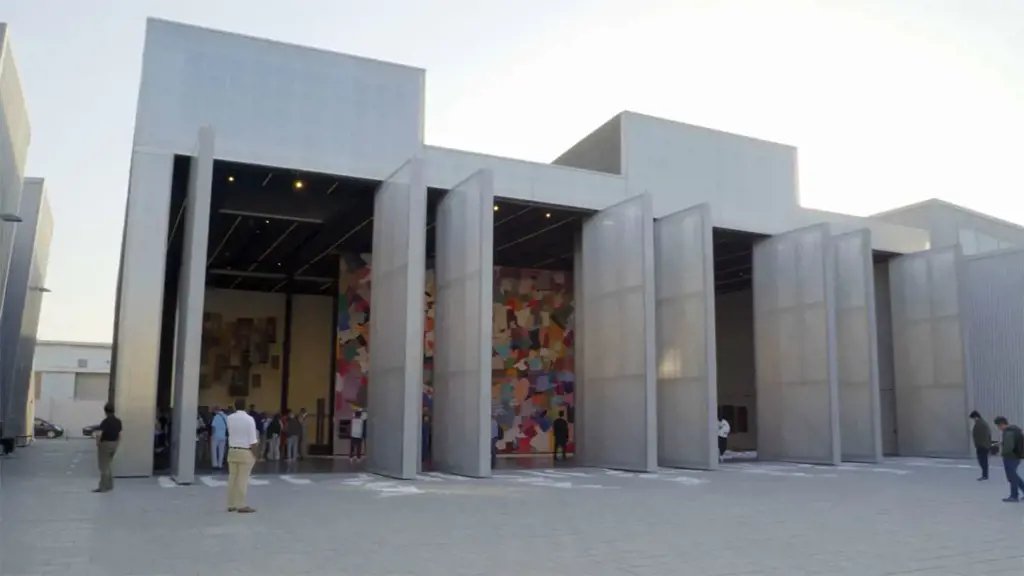 Concrete at Alserkal Avenue, designed by OMA as a flexible space for exhibitions, performances and cultural programming.