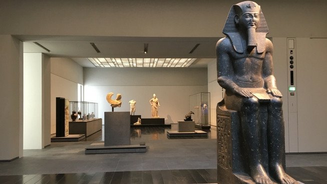 Works from Louvre Abu Dhabi's own collection and loans from French institutions shared the museum's inaugural galleries in 2017.