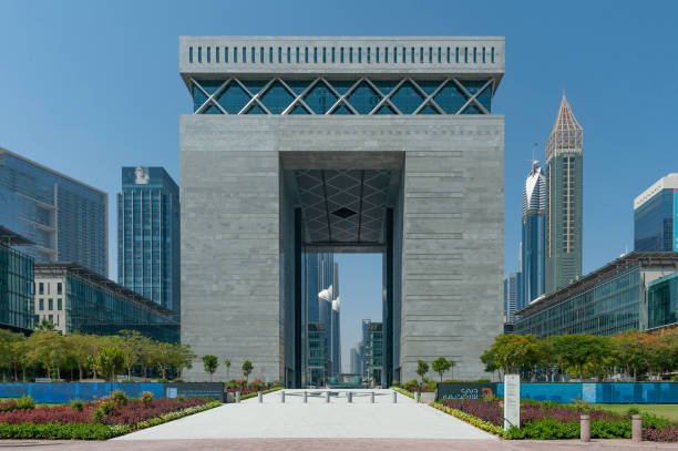 The Gate, Dubai International Financial Centre. A distinct legal and financial jurisdiction embedded within the wider architecture of Dubai.